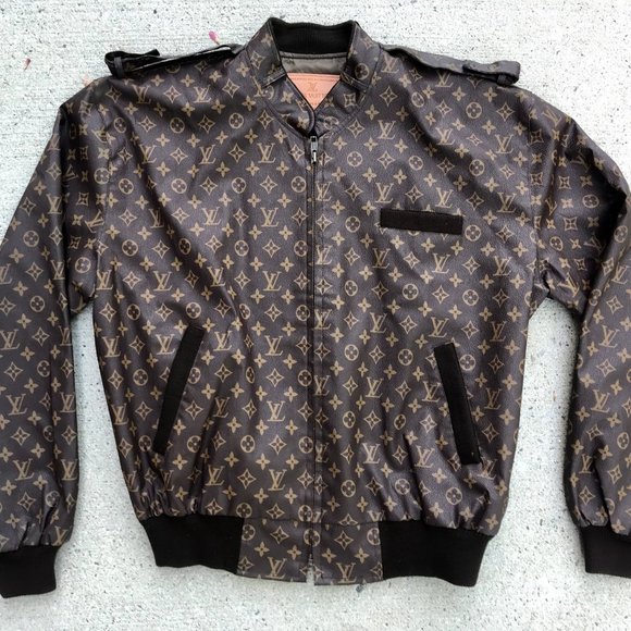 Dapper Dan Leather Bomber | Poshmark
